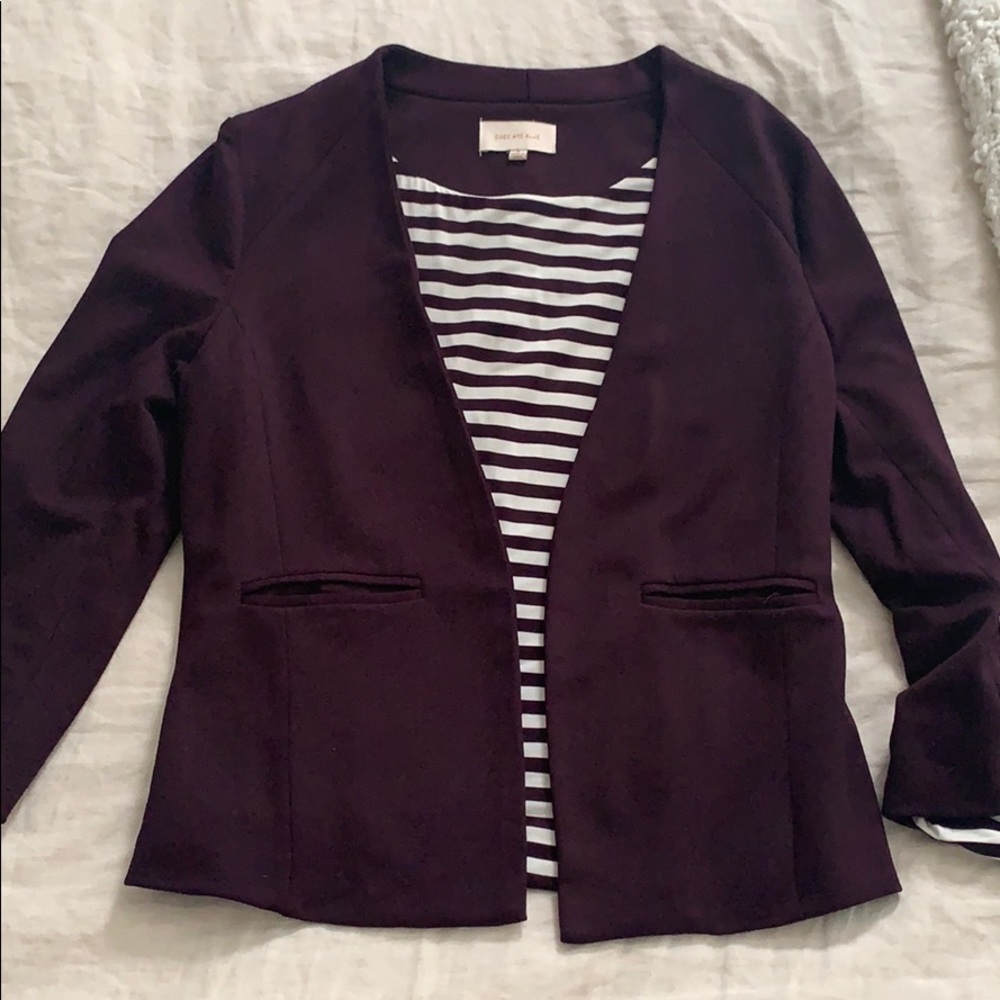 Dark purple blazer